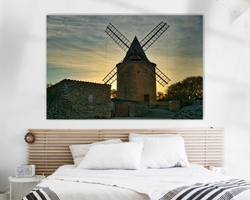 Windmühle in der Provence von Tanja Voigt