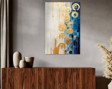 ABSTRACT KUNST Waterspetters van Melanie Viola