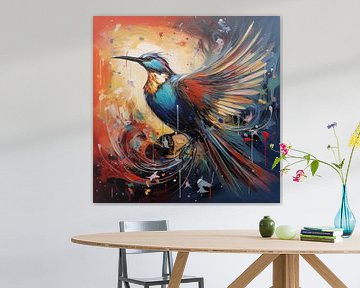 Kolibrie vogel vleugels artistiek van The Xclusive Art