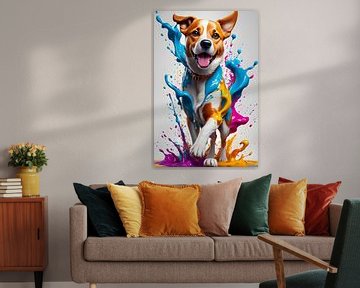 Kleurrijke hond van PhotoArtistWinni