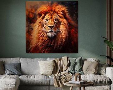 Lion artistic style by The Xclusive Art