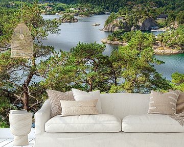 Landscape on the Riveneset peninsula in Norway by Rico Ködder