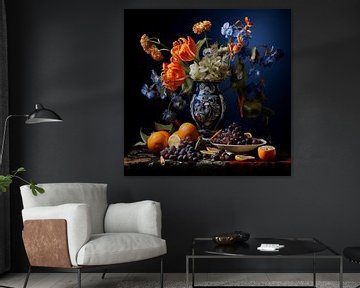 Nature morte fleurs dans un vase sur ArtbyPol