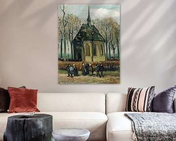 Gemeente die de Gereformeerde Kerk in Nuenen verlaat, Vincent van Gogh