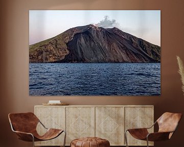 Stromboli vulkaaneiland, Italië van x imageditor