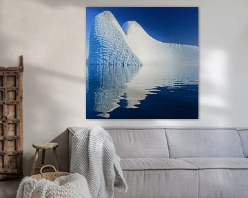 IJsbergen in de Røde Fjord, Scoresby Sund van Henk Meijer Photography