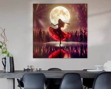 Dansen in het maanlicht van Digital Art Nederland