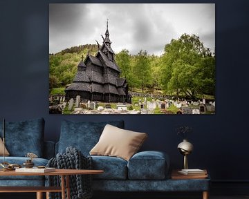 Staafkerk (Borgund) in Noorwegen sur H Verdurmen