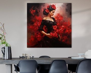 Enchanting flamenco dancer by Lauri Creates