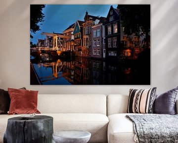 Pays-Bas, Alkmaar, Maison avec la balle, Pont-levis sur Maudy Kerssens