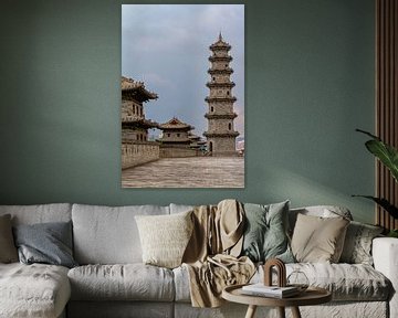 Die Stadtmauer von Datong in China von Roland Brack
