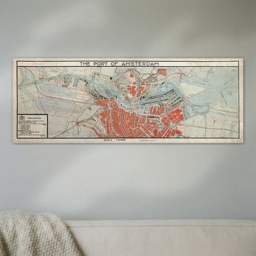 The port of Amsterdam