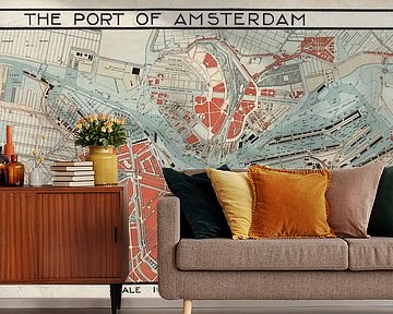 The port of Amsterdam