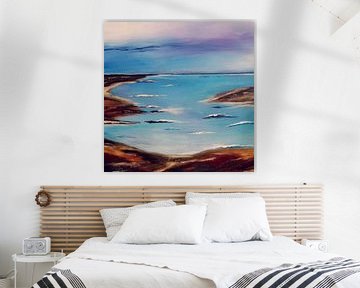 Abstract Norwegian seascape by Alie ten Hove