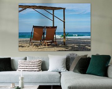 Beach chairs with sea view by FlashFwd Media