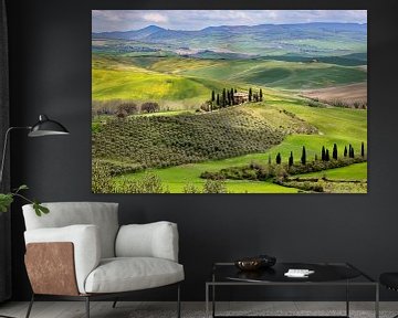 Le printemps dans le Val d'Orcia sur Dirk Rüter