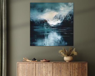 Mirror of the Mountains - A Landscape of Silent Waters – Wall Art by Murti Jung