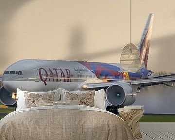 Qatar Boeing 777 special livery van Arthur Bruinen