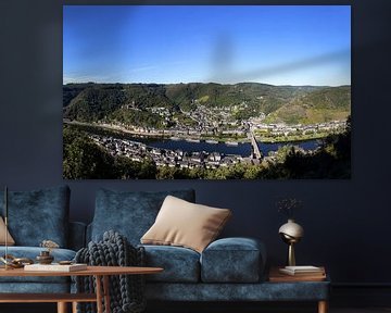 Cochem sur la Moselle - Panorama depuis le belvédère sur Frank Herrmann