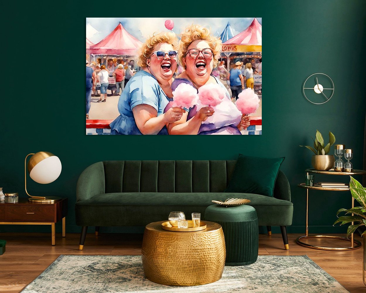 Example of the artwork in a room