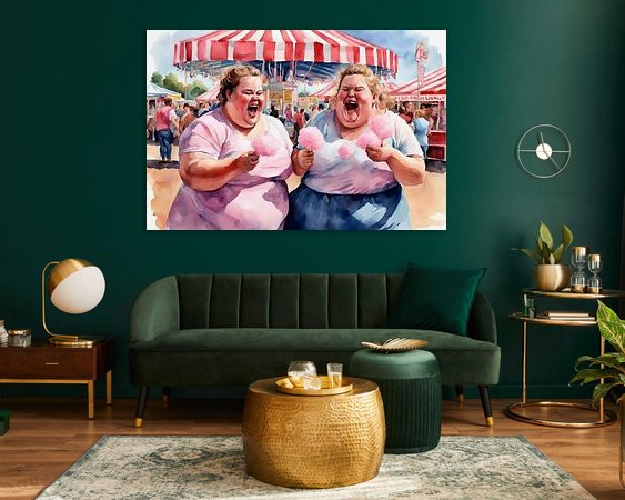 Example of the artwork in a room