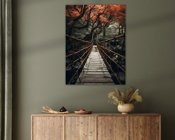 walking bridge (brug) Yakushima van PixelPrestige