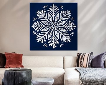 Christmas Snowflake by But First Framing