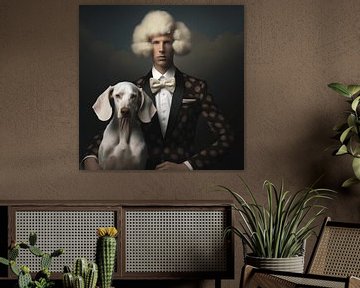 As handsome as my dog by Ton Kuijpers