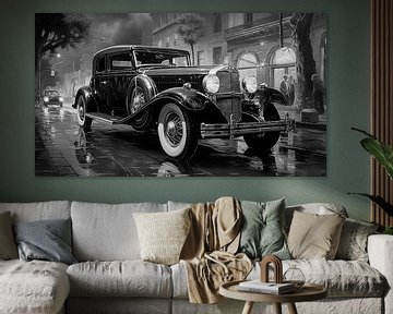 Vintage cars from the 1920s on the city streets by Animaflora PicsStock