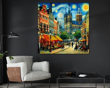 Amsterdams terras van Digital Art Nederland