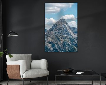 Vue sur le Hochvogel dans les Alpes d'Allgäu sur Leo Schindzielorz