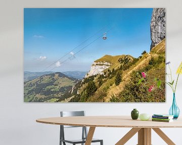 Gondelbaan op de Wilden Kasten in het Appenzeller Land van Leo Schindzielorz