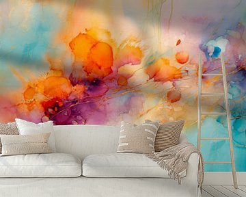 Abstract, pastel, Joy of Life van Joriali Abstract