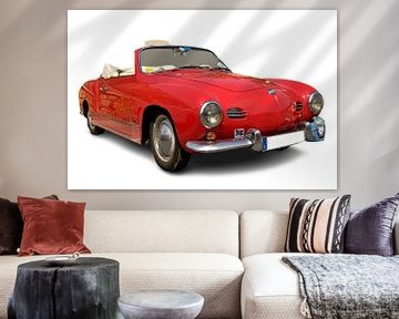 Karman Ghia Cabrio in rot von insideportugal