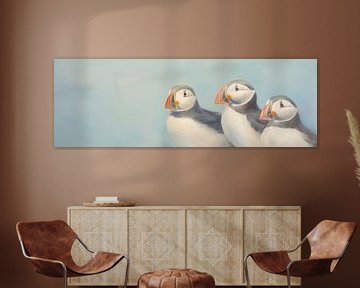 Three Little Puffins by Whale & Sons