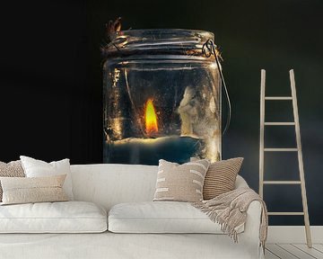 Zachte Luminantie: Tere Potkaars Zachte Gloed