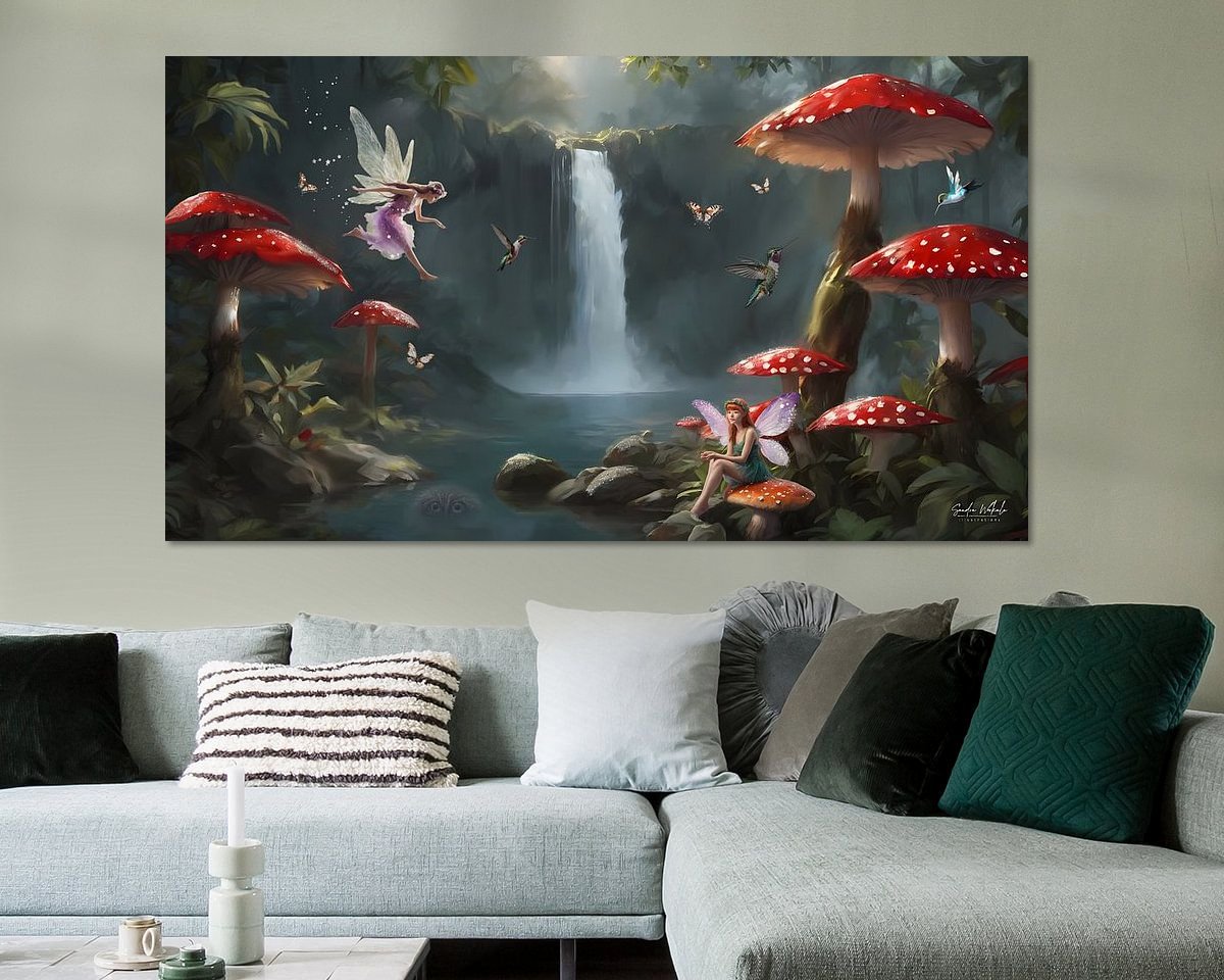 Example of the artwork in a room