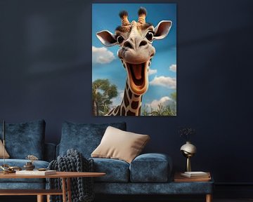Chambre d'enfant Girafe sur PixelPrestige