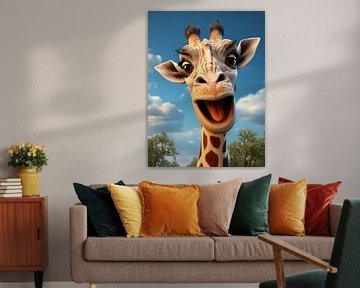 Chambre d'enfant Girafe sur PixelPrestige