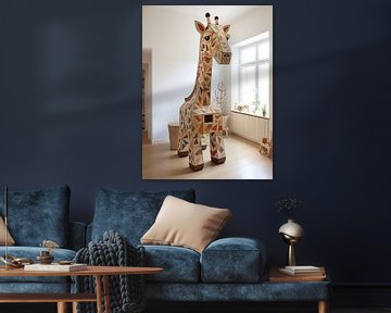 Verspielte Giraffe Kinderzimmer von PixelPrestige