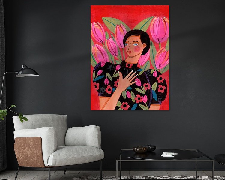 Example of the artwork in a room