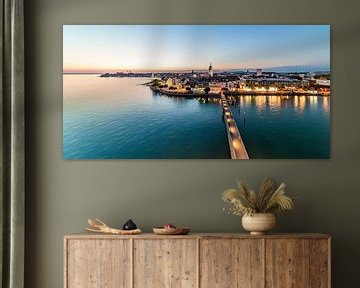 Panorama Friedrichshafen on Lake Constance by Werner Dieterich