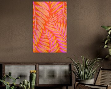 Jungle ranken - roze