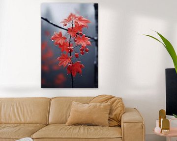 Ruby Foliage by Art Lovers