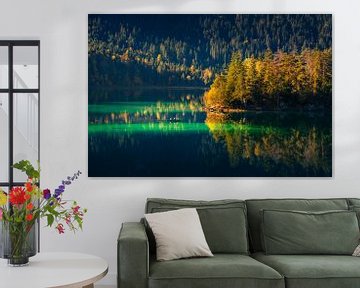 Herfstweerkaatsingen in Eibsee