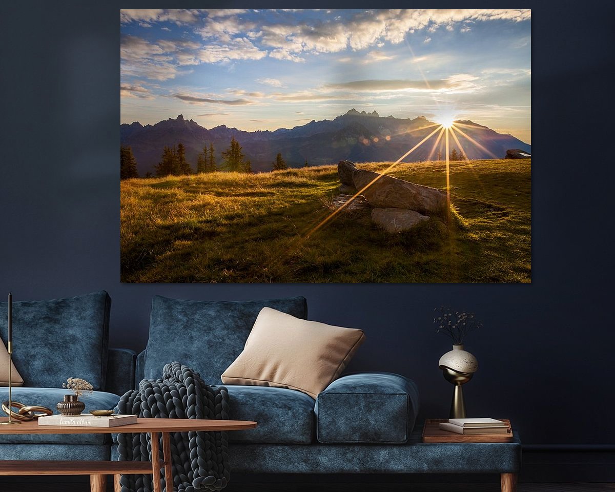 Example of the artwork in a room