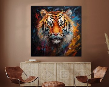 Tiger bunt von The Xclusive Art