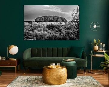 Rocher d'Uluru en Australie sur Helene van Rijn