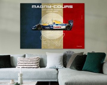 Magny-Cours Vintage Williams FW14 Querformat