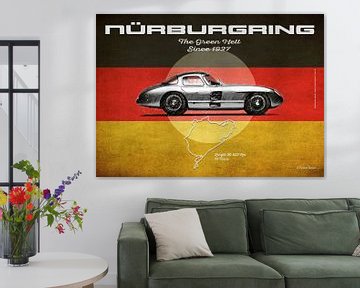 Nürburgring Vintage Uhlenhaut Coupe Querformat von Theodor Decker